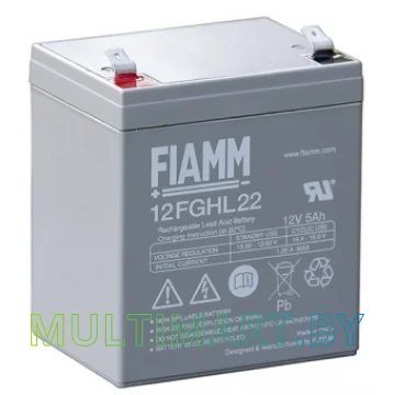 Аккумулятор для ИБП FIAMM 12FGHL22 (12В/5 А·ч)